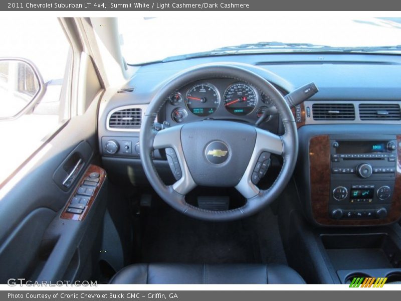 Summit White / Light Cashmere/Dark Cashmere 2011 Chevrolet Suburban LT 4x4