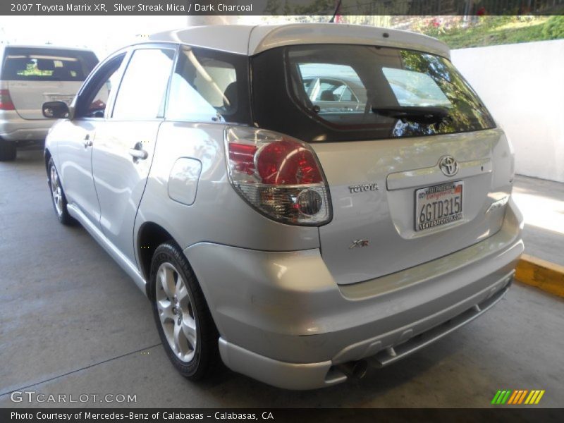 Silver Streak Mica / Dark Charcoal 2007 Toyota Matrix XR