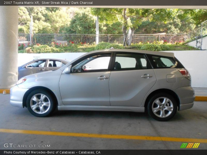 Silver Streak Mica / Dark Charcoal 2007 Toyota Matrix XR