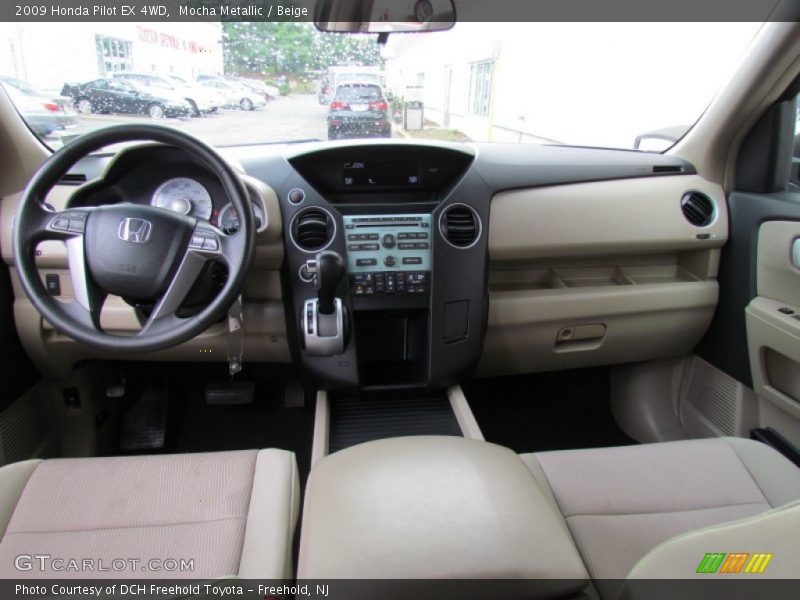 Mocha Metallic / Beige 2009 Honda Pilot EX 4WD