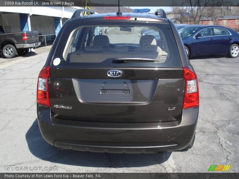 Java Brown / Beige 2009 Kia Rondo LX