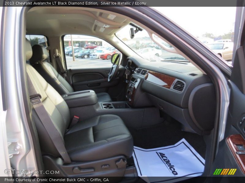 Silver Ice Metallic / Ebony 2013 Chevrolet Avalanche LT Black Diamond Edition