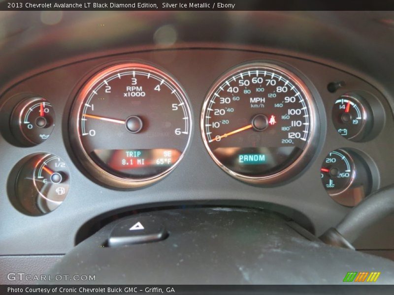  2013 Avalanche LT Black Diamond Edition LT Black Diamond Edition Gauges