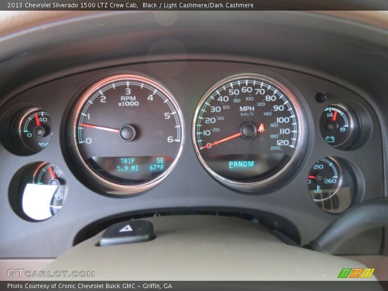 2013 Silverado 1500 LTZ Crew Cab LTZ Crew Cab Gauges