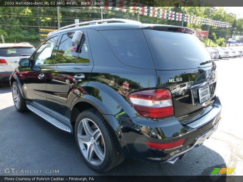 Black / Black 2009 Mercedes-Benz ML 63 AMG 4Matic