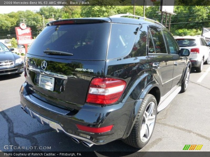 Black / Black 2009 Mercedes-Benz ML 63 AMG 4Matic