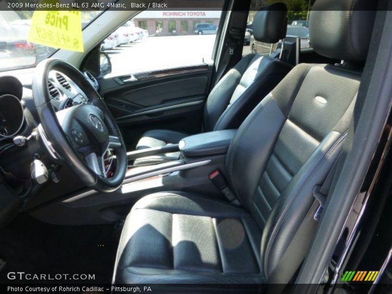 2009 ML 63 AMG 4Matic Black Interior