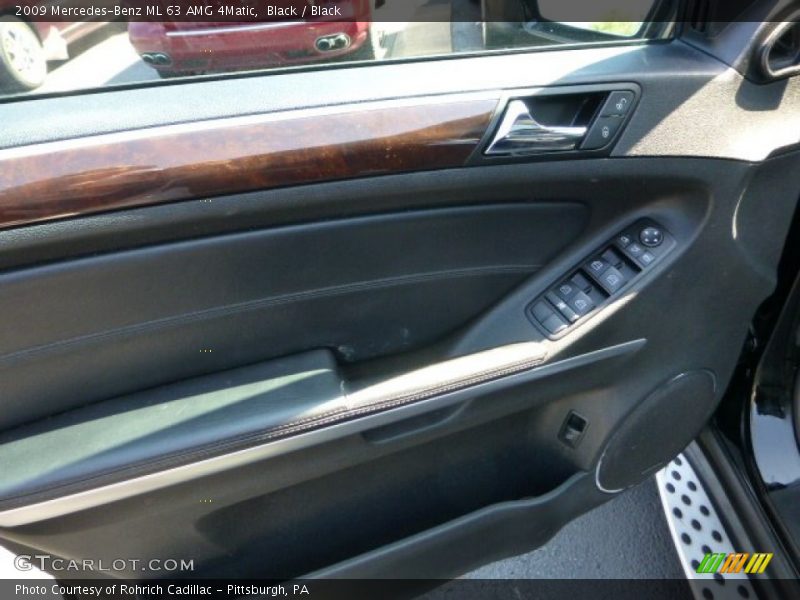 Black / Black 2009 Mercedes-Benz ML 63 AMG 4Matic