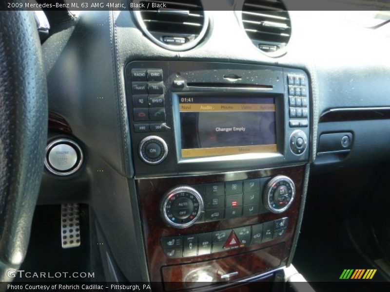 Black / Black 2009 Mercedes-Benz ML 63 AMG 4Matic