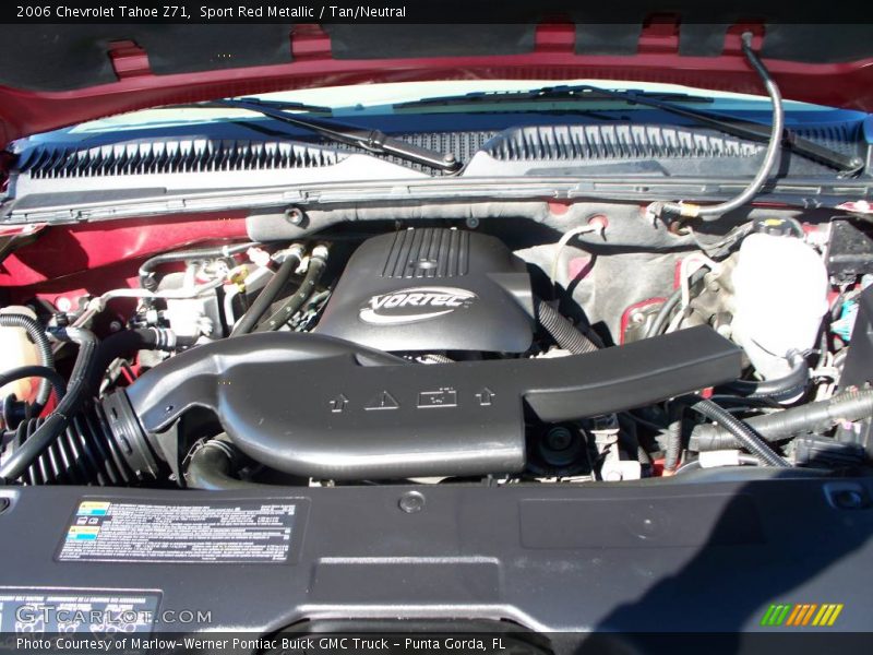 Sport Red Metallic / Tan/Neutral 2006 Chevrolet Tahoe Z71