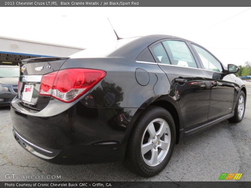Black Granite Metallic / Jet Black/Sport Red 2013 Chevrolet Cruze LT/RS