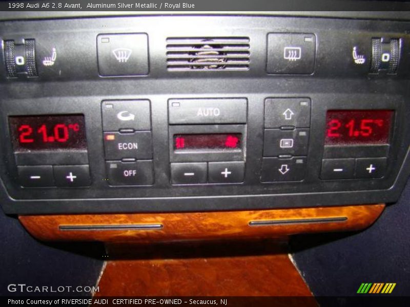 Aluminum Silver Metallic / Royal Blue 1998 Audi A6 2.8 Avant