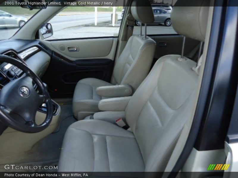 Vintage Gold Metallic / Ivory 2001 Toyota Highlander Limited