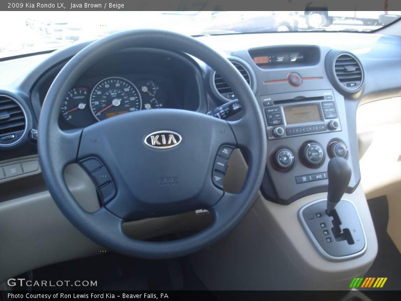 Java Brown / Beige 2009 Kia Rondo LX