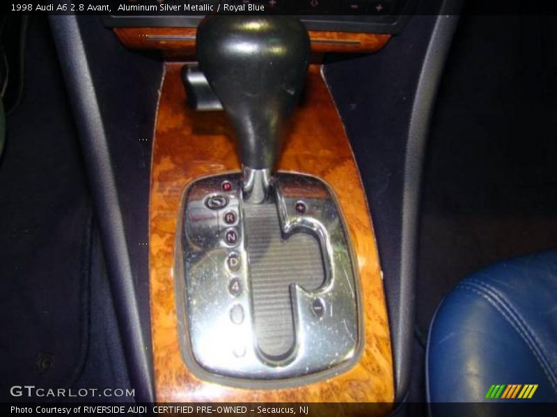 Aluminum Silver Metallic / Royal Blue 1998 Audi A6 2.8 Avant