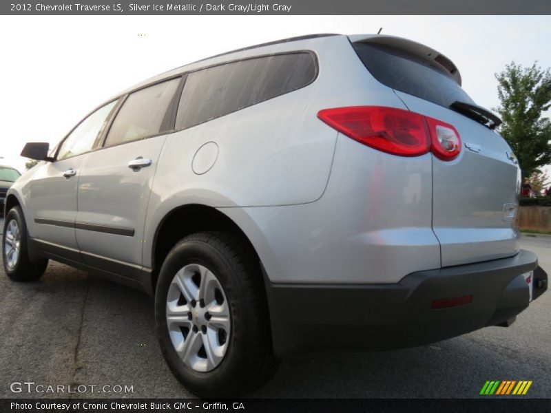 Silver Ice Metallic / Dark Gray/Light Gray 2012 Chevrolet Traverse LS