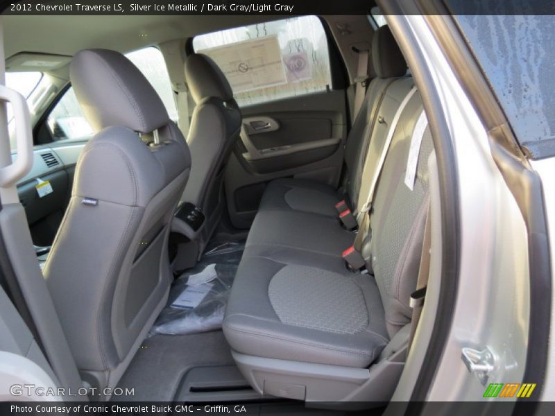 Silver Ice Metallic / Dark Gray/Light Gray 2012 Chevrolet Traverse LS