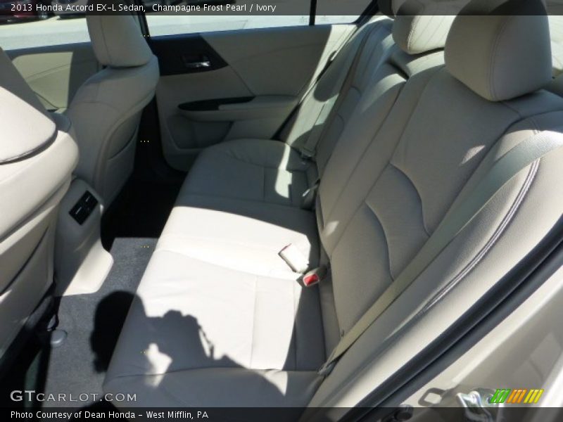 Champagne Frost Pearl / Ivory 2013 Honda Accord EX-L Sedan