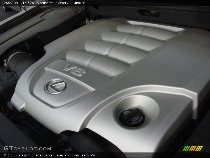 Starfire White Pearl / Cashmere 2009 Lexus LX 570
