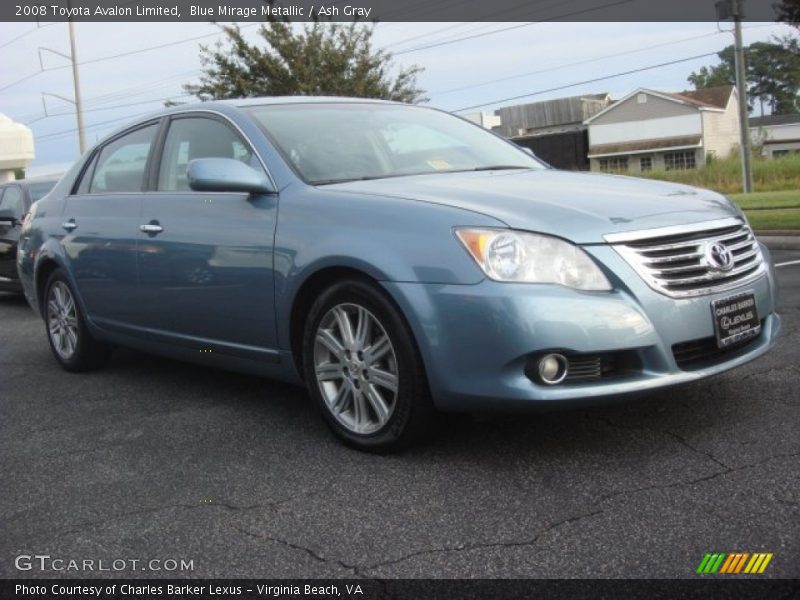 Blue Mirage Metallic / Ash Gray 2008 Toyota Avalon Limited