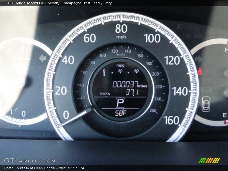  2013 Accord EX-L Sedan EX-L Sedan Gauges