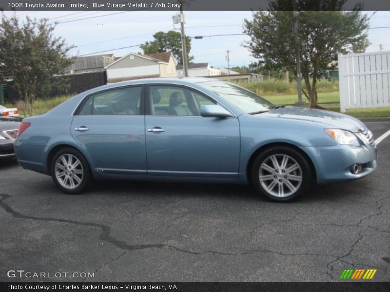 Blue Mirage Metallic / Ash Gray 2008 Toyota Avalon Limited