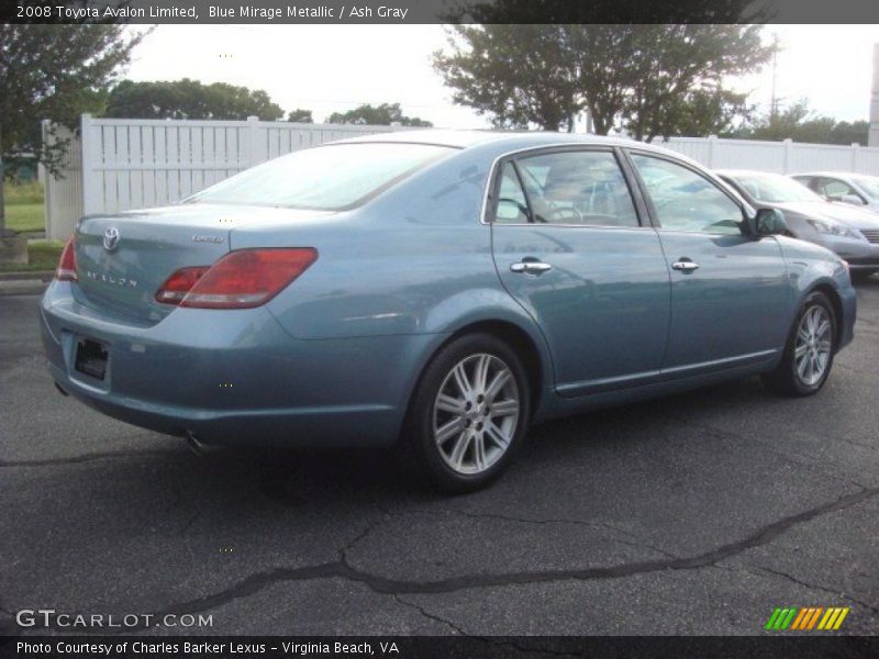 Blue Mirage Metallic / Ash Gray 2008 Toyota Avalon Limited
