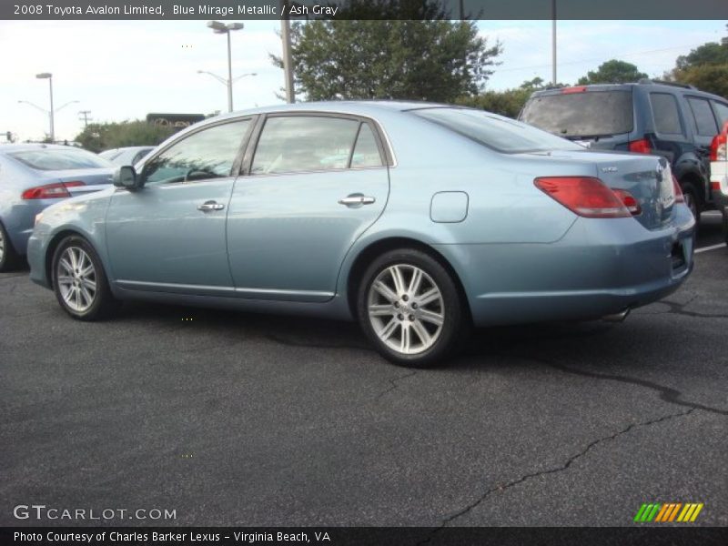 Blue Mirage Metallic / Ash Gray 2008 Toyota Avalon Limited