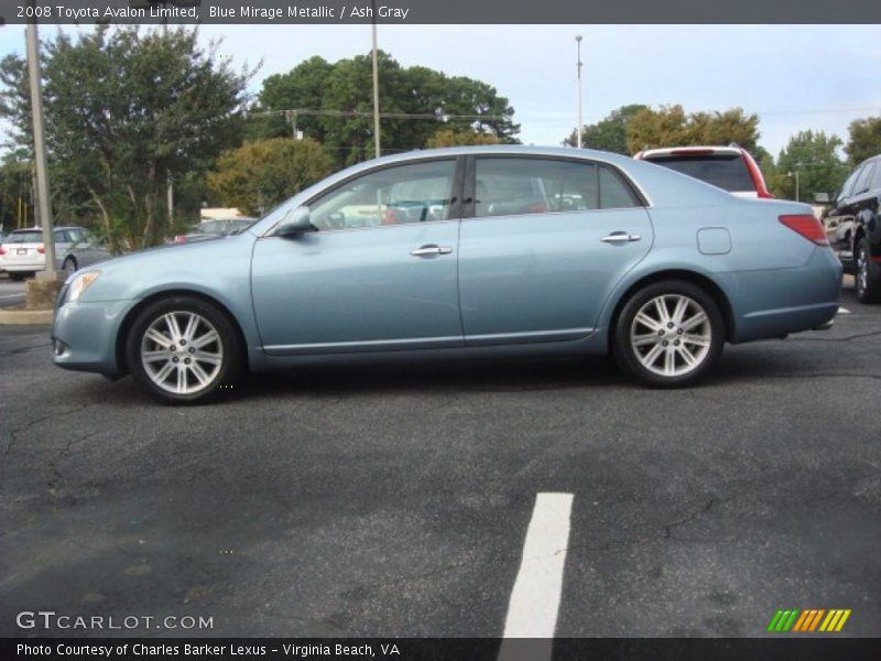 Blue Mirage Metallic / Ash Gray 2008 Toyota Avalon Limited