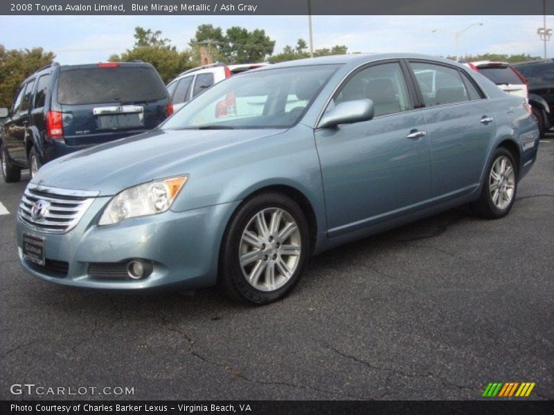 Blue Mirage Metallic / Ash Gray 2008 Toyota Avalon Limited