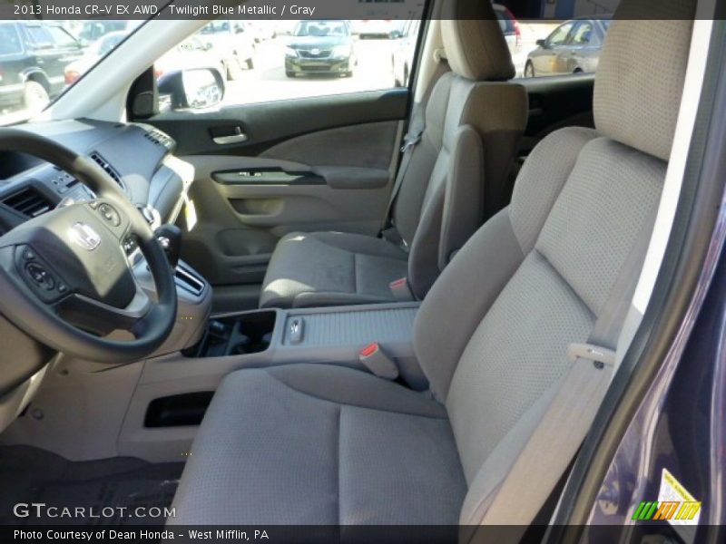 Front Seat of 2013 CR-V EX AWD
