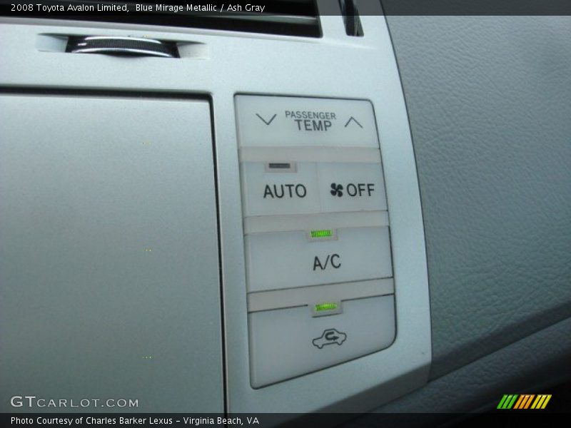 Blue Mirage Metallic / Ash Gray 2008 Toyota Avalon Limited