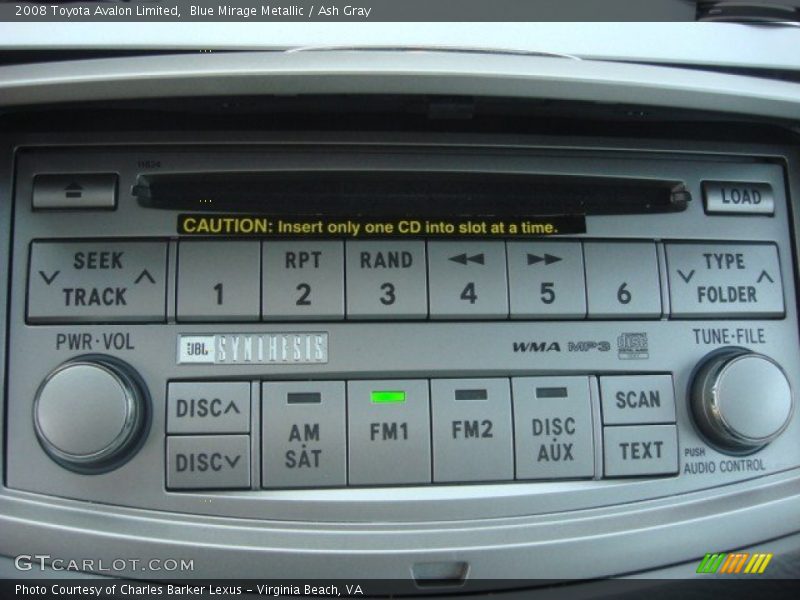 Blue Mirage Metallic / Ash Gray 2008 Toyota Avalon Limited