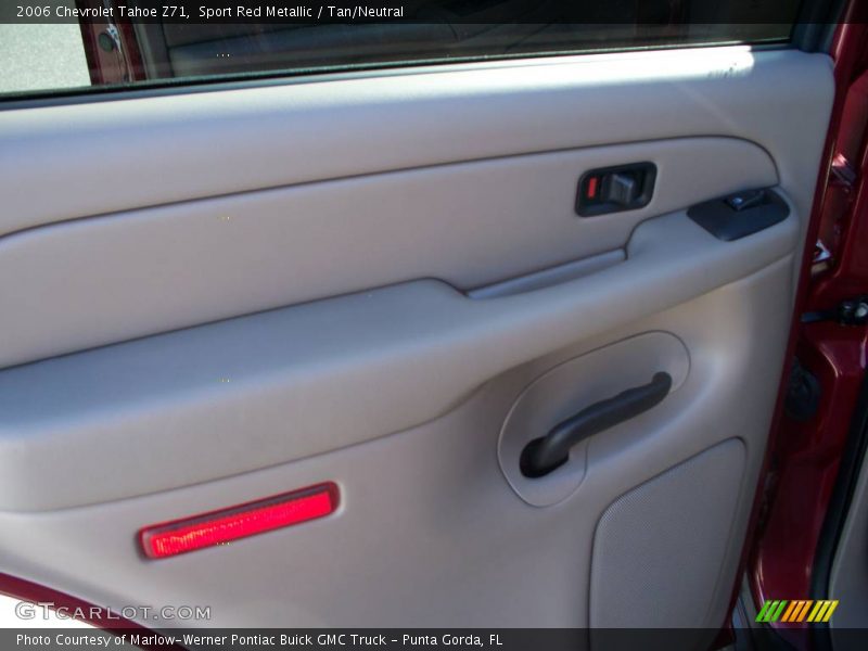 Sport Red Metallic / Tan/Neutral 2006 Chevrolet Tahoe Z71