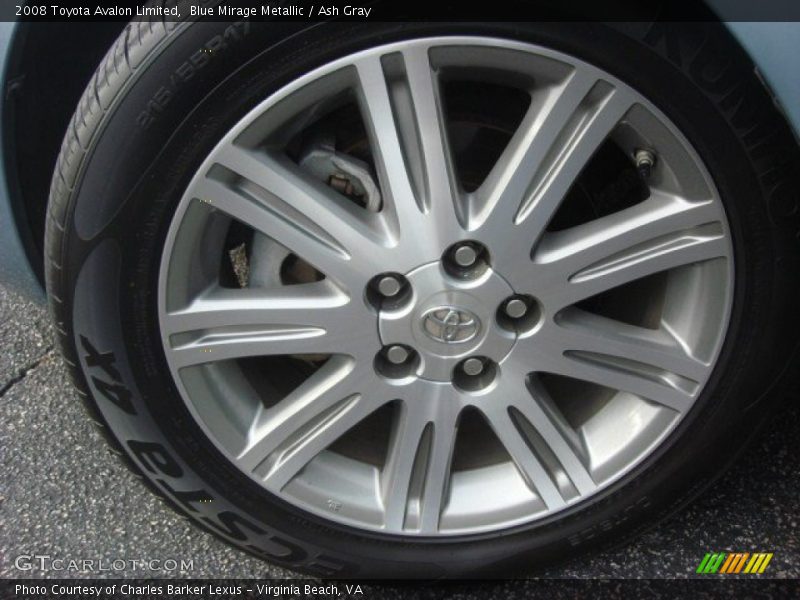Blue Mirage Metallic / Ash Gray 2008 Toyota Avalon Limited