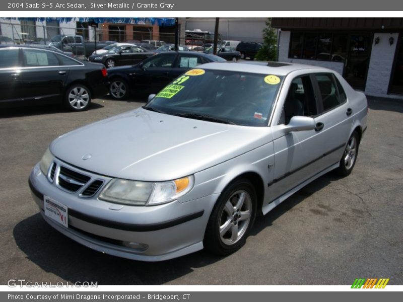 Silver Metallic / Granite Gray 2004 Saab 9-5 Arc Sedan
