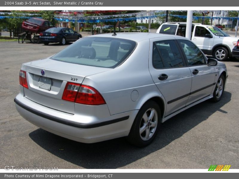 Silver Metallic / Granite Gray 2004 Saab 9-5 Arc Sedan