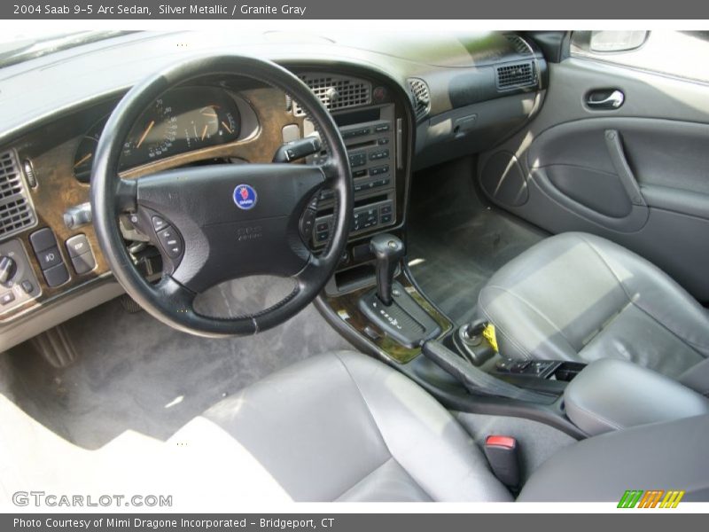 Silver Metallic / Granite Gray 2004 Saab 9-5 Arc Sedan
