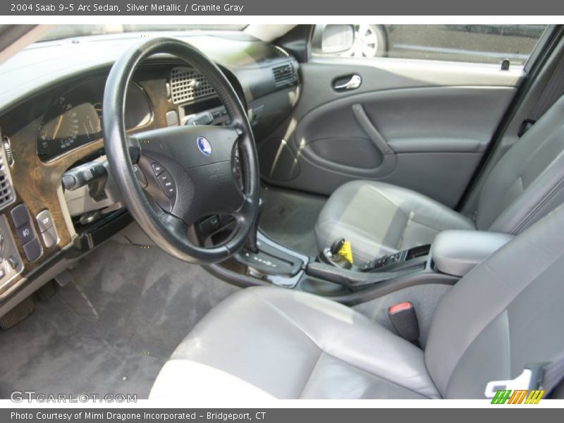 Silver Metallic / Granite Gray 2004 Saab 9-5 Arc Sedan