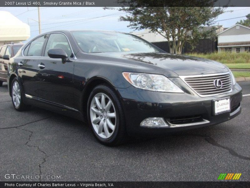 Smokey Granite Mica / Black 2007 Lexus LS 460