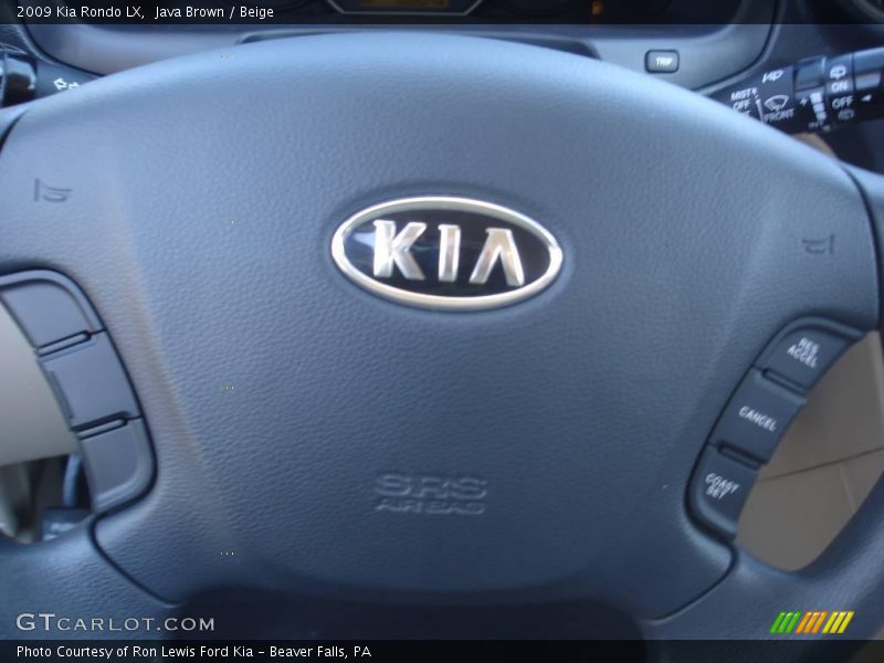 Java Brown / Beige 2009 Kia Rondo LX