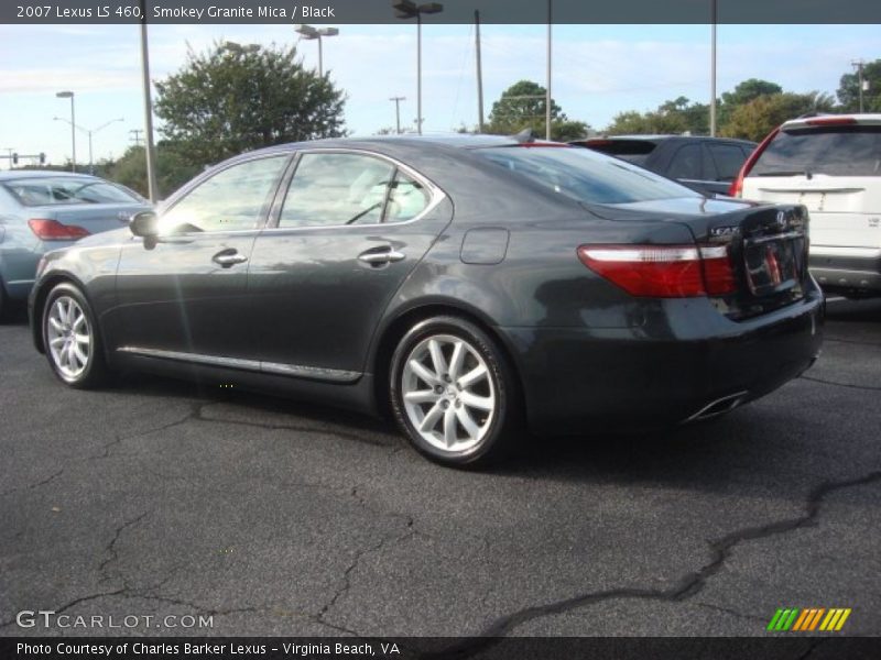 Smokey Granite Mica / Black 2007 Lexus LS 460
