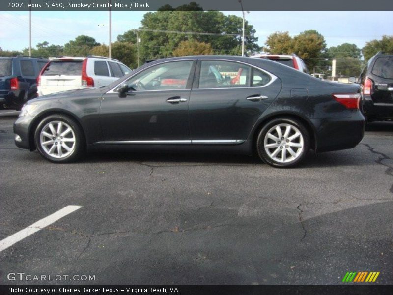 Smokey Granite Mica / Black 2007 Lexus LS 460