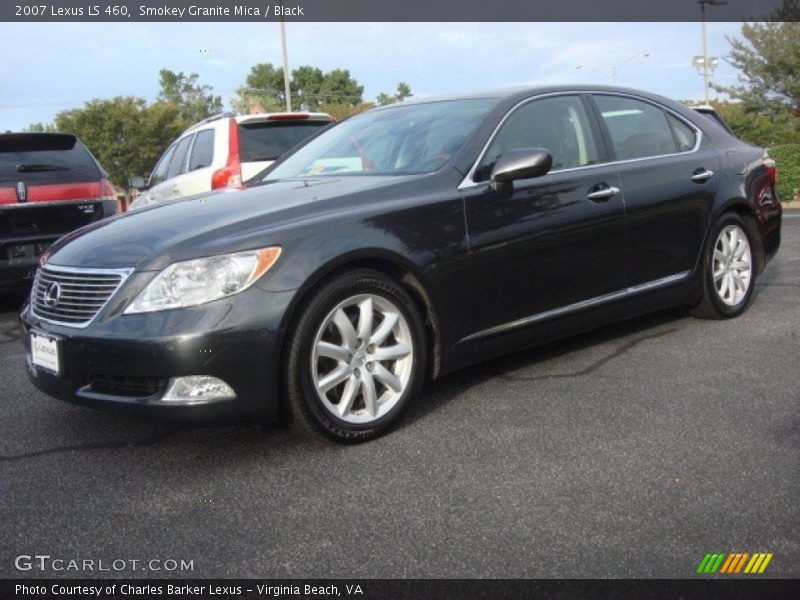 Smokey Granite Mica / Black 2007 Lexus LS 460