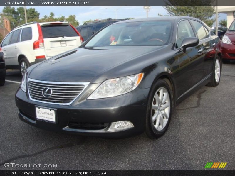 Smokey Granite Mica / Black 2007 Lexus LS 460