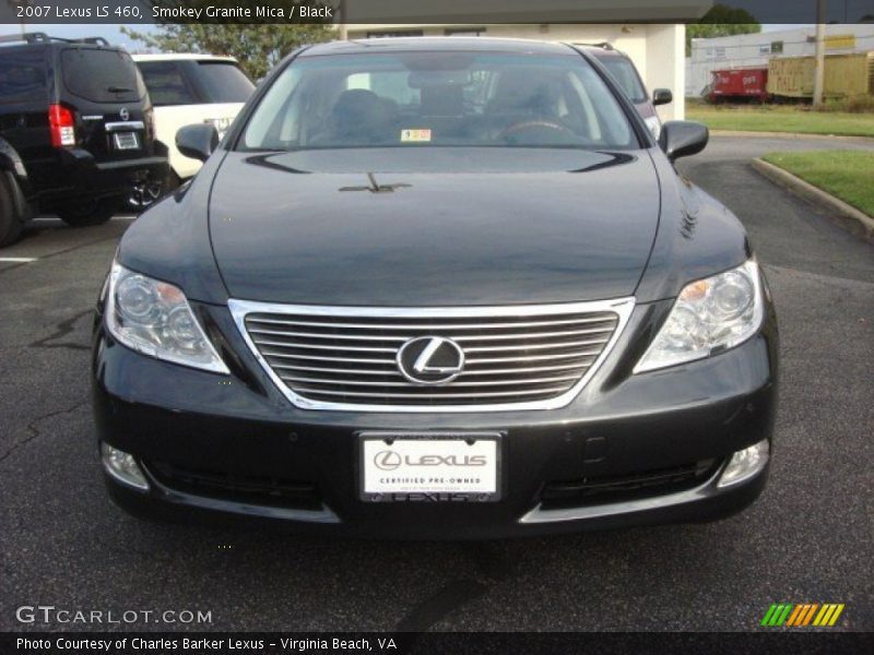 Smokey Granite Mica / Black 2007 Lexus LS 460