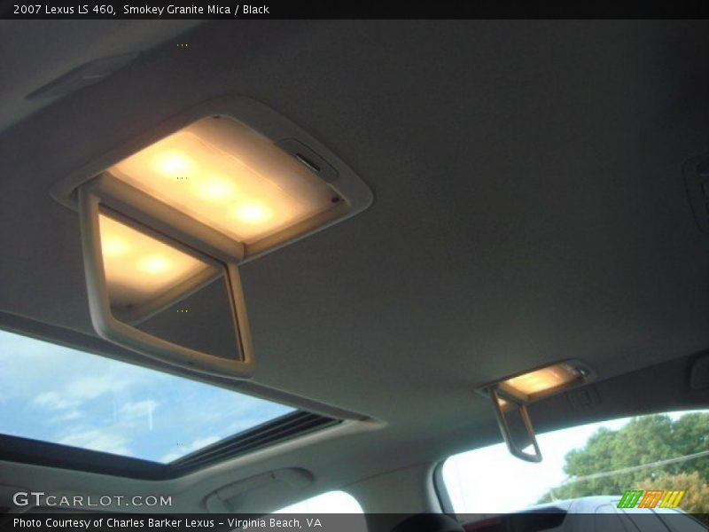 Smokey Granite Mica / Black 2007 Lexus LS 460
