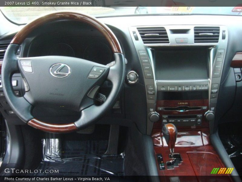 Smokey Granite Mica / Black 2007 Lexus LS 460