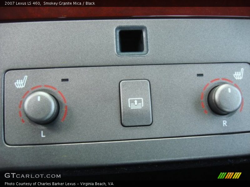 Smokey Granite Mica / Black 2007 Lexus LS 460