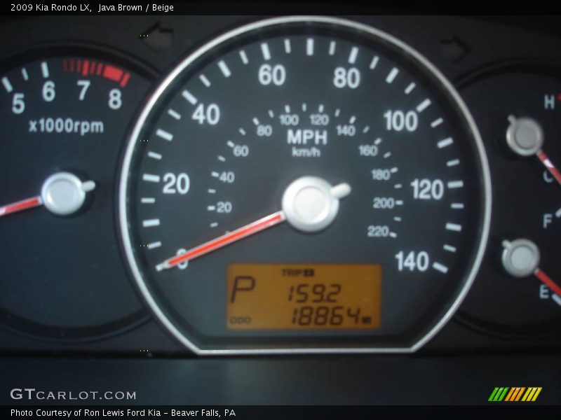 Java Brown / Beige 2009 Kia Rondo LX